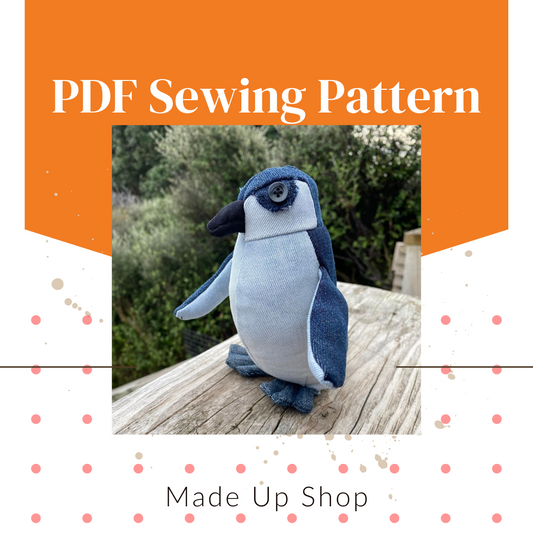 Blue Fairy Penguin Sewing Pattern